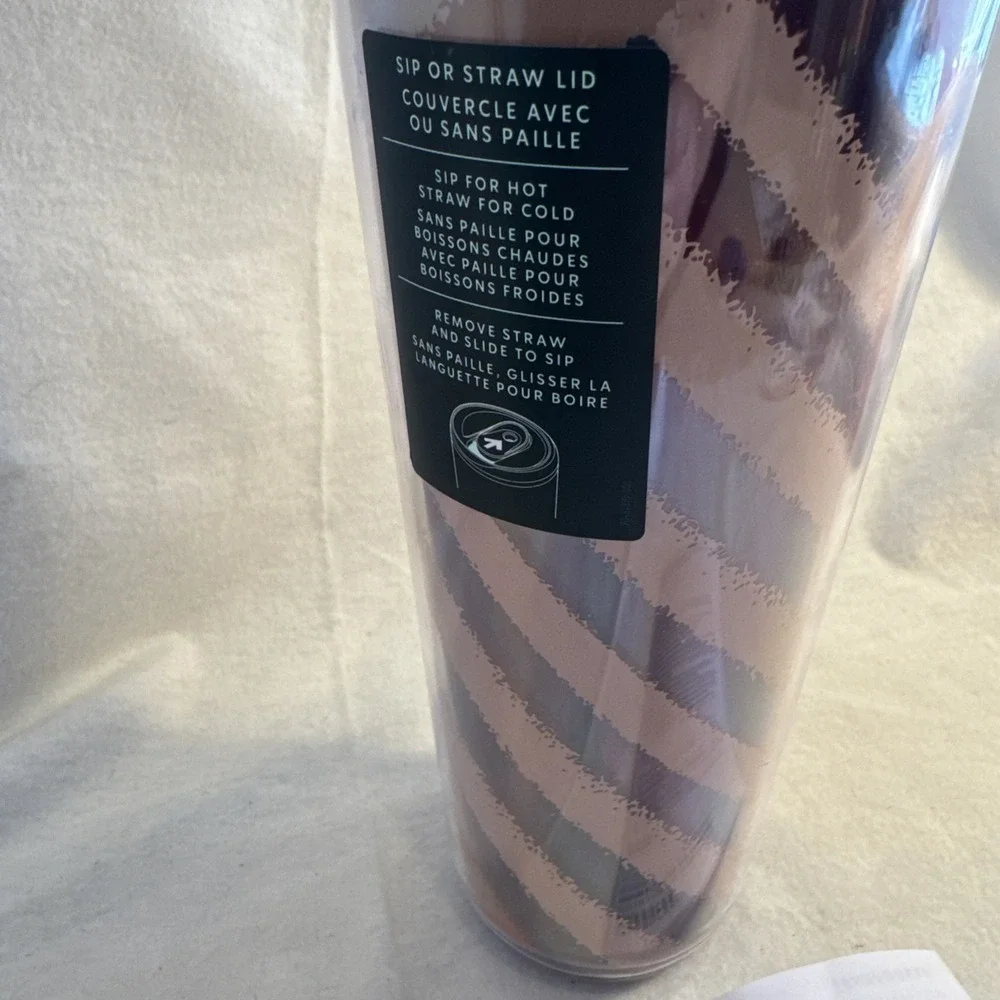 NEW‎ Starbucks  2025 Orange Pumpkin Topper Hot/Cold Cup Venti Tumbler 24oz
